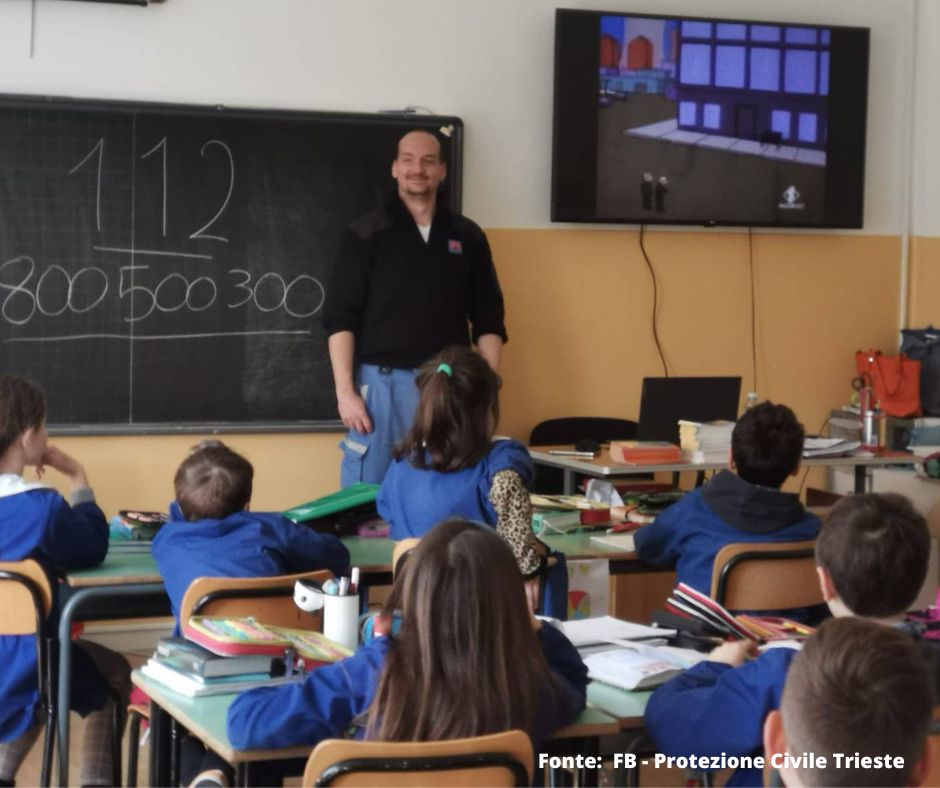 Trieste, Protezione civile nelle scuole: coinvolti oltre 2mila studenti