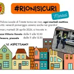 Trieste, #RioniSicuri cambia postazioni fino all’8 maggio